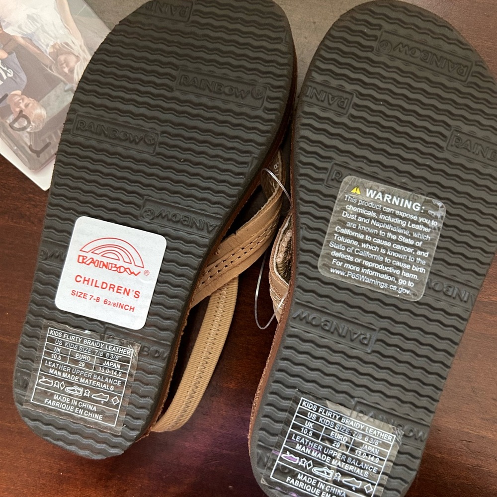 Brand New RAINBOW ๐ Size 7/8 with tags in picture. - Picture 2 of 4